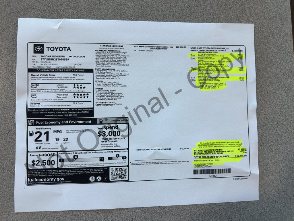 2026 Toyota Tacoma SR5